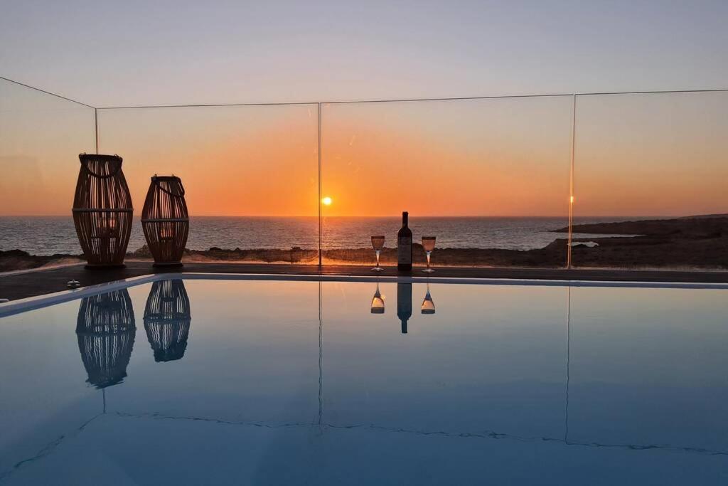 Tramonto Luxury Villa No1- Breathtaking Sunset View Foiníkion المظهر الخارجي الصورة