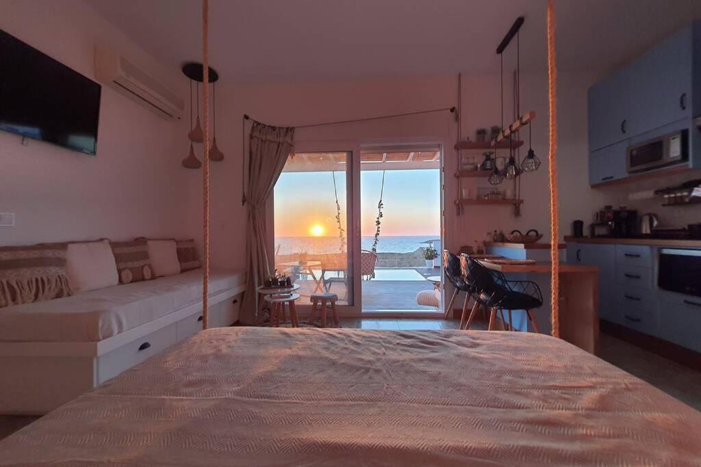 Tramonto Luxury Villa No1- Breathtaking Sunset View Foiníkion المظهر الخارجي الصورة
