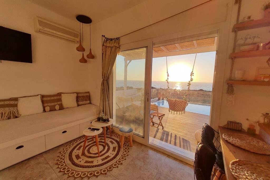 Tramonto Luxury Villa No1- Breathtaking Sunset View Foiníkion المظهر الخارجي الصورة