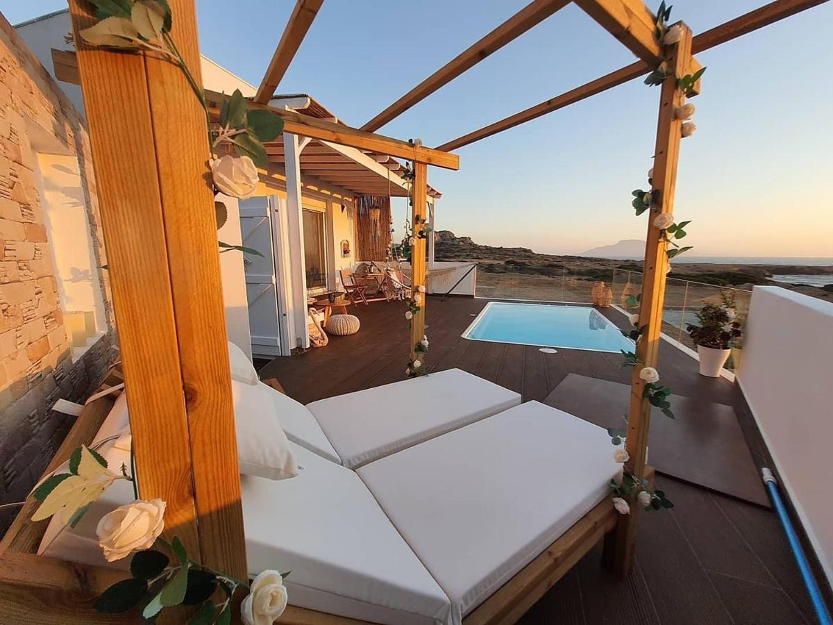 Tramonto Luxury Villa No1- Breathtaking Sunset View Foiníkion المظهر الخارجي الصورة
