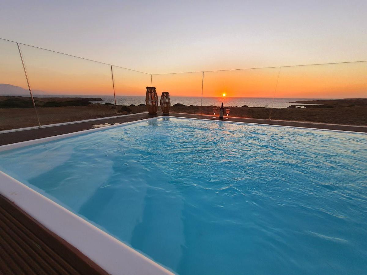 Tramonto Luxury Villa No1- Breathtaking Sunset View Foiníkion المظهر الخارجي الصورة