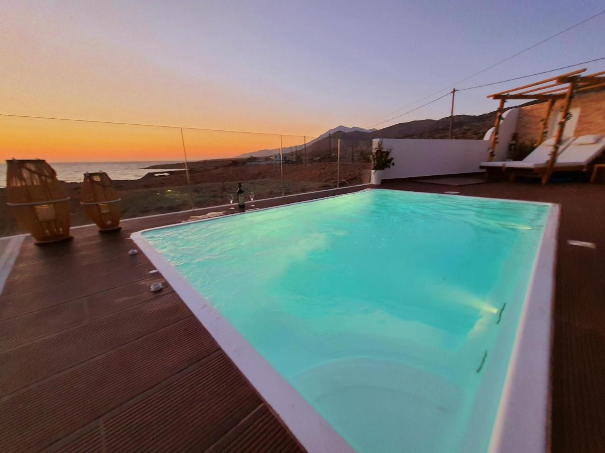 Tramonto Luxury Villa No1- Breathtaking Sunset View Foiníkion المظهر الخارجي الصورة