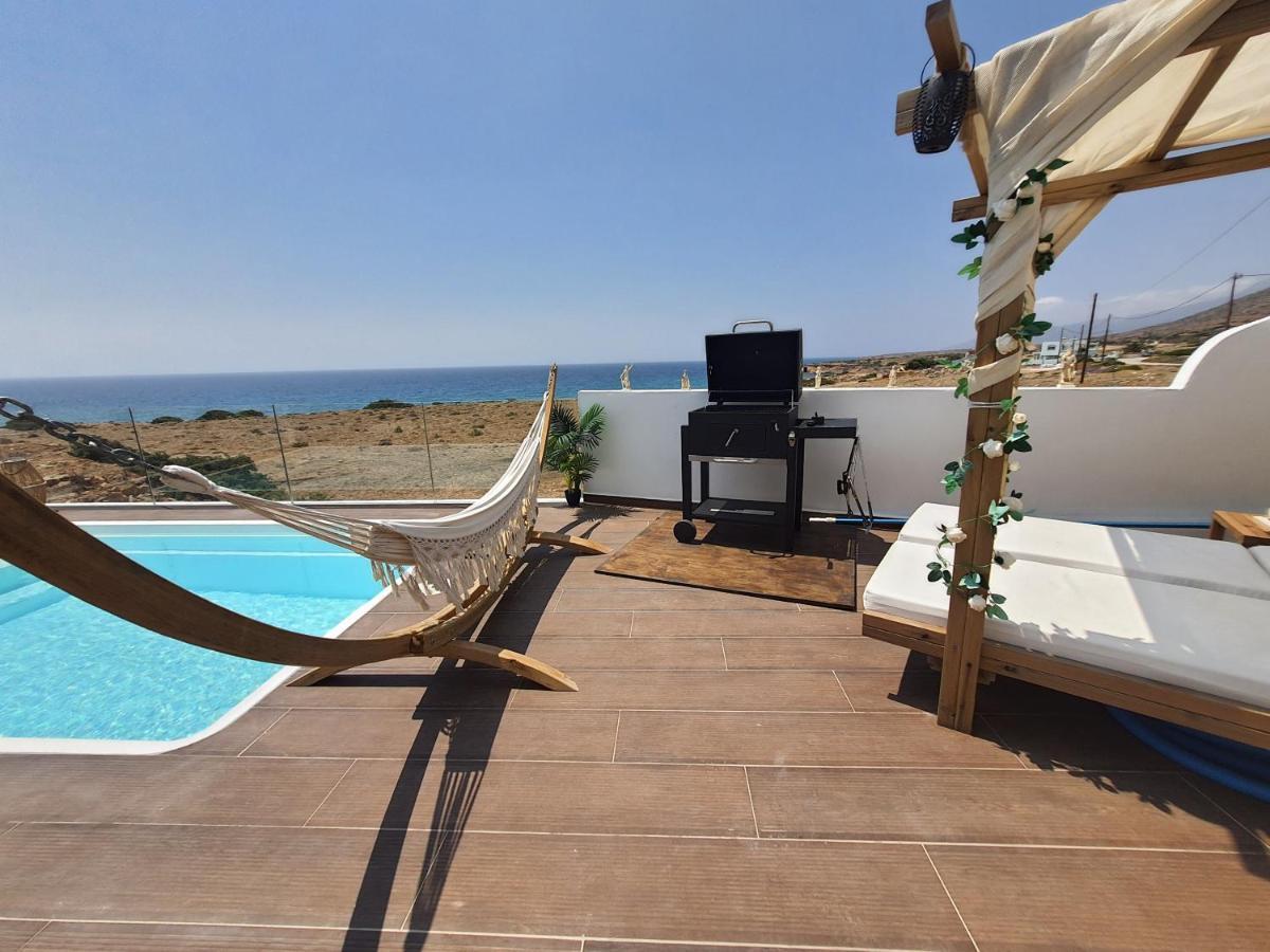 Tramonto Luxury Villa No1- Breathtaking Sunset View Foiníkion المظهر الخارجي الصورة