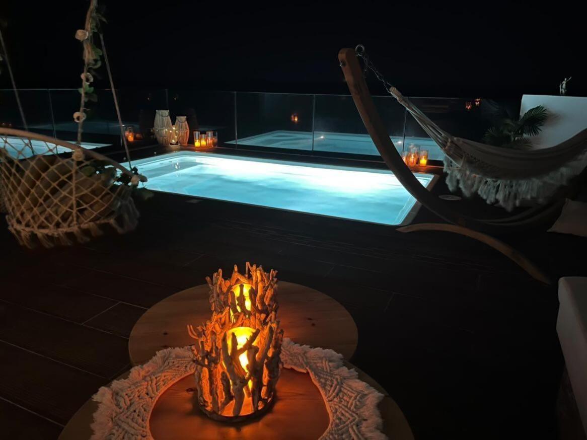 Tramonto Luxury Villa No1- Breathtaking Sunset View Foiníkion المظهر الخارجي الصورة