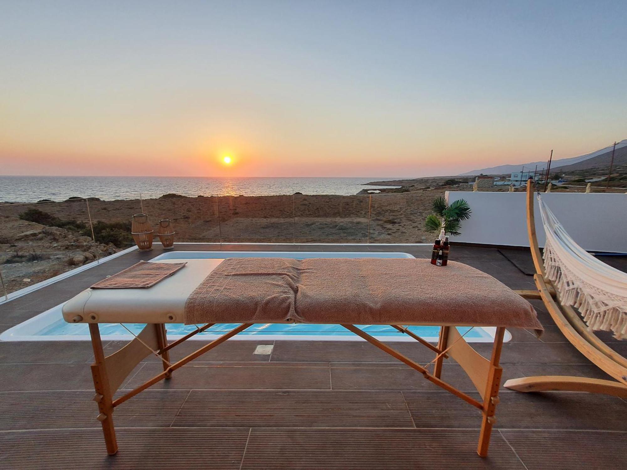 Tramonto Luxury Villa No1- Breathtaking Sunset View Foiníkion المظهر الخارجي الصورة